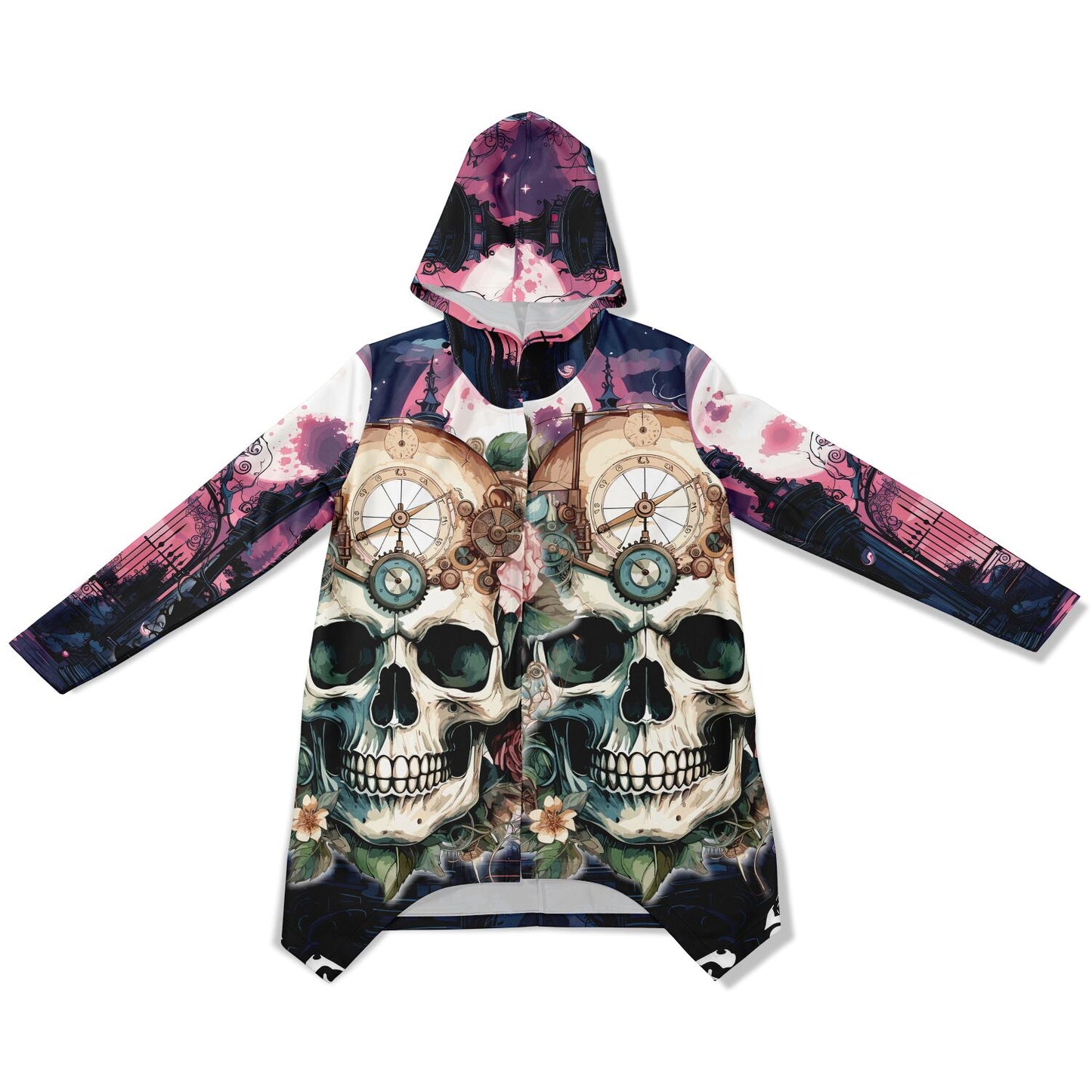 Athletic Elongated Cloak - AOP